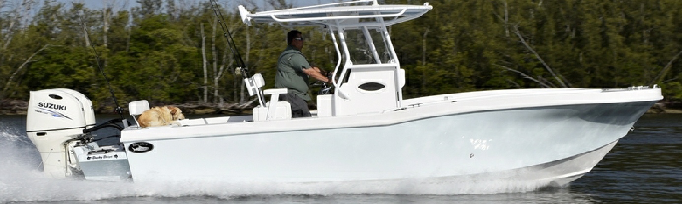 Dusky Rental Boat on Water